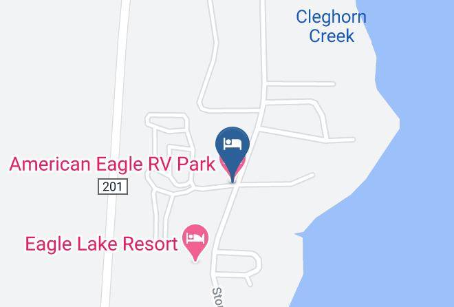 Lassen - American Eagle Rv Park Maps