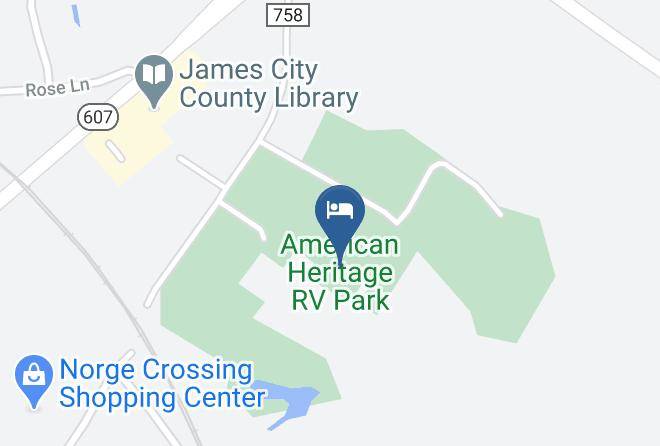 James City - American Heritage Rv Park Maps