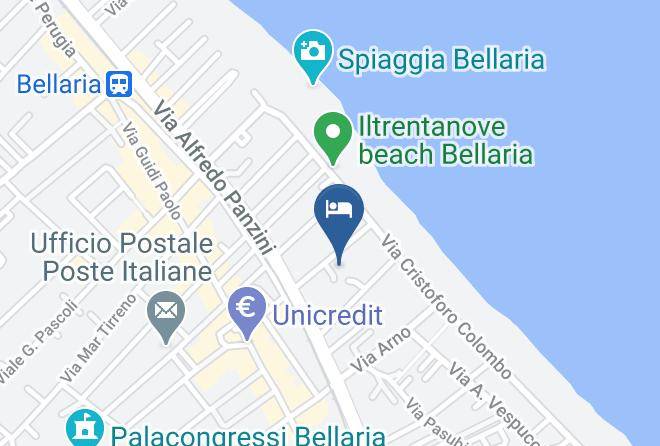Rimini - Hotel American Maps
