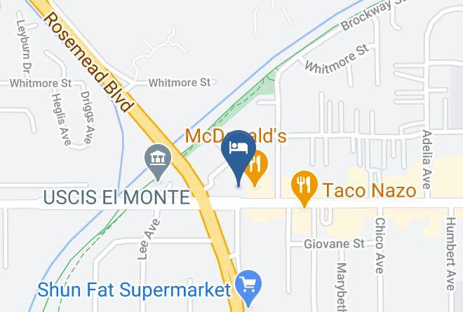 Los Angeles - American Inn Motel Maps
