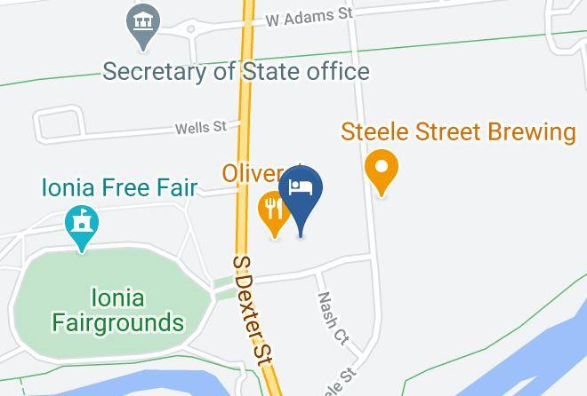 Ionia County - American Inn & Suites Ionia Mi Maps