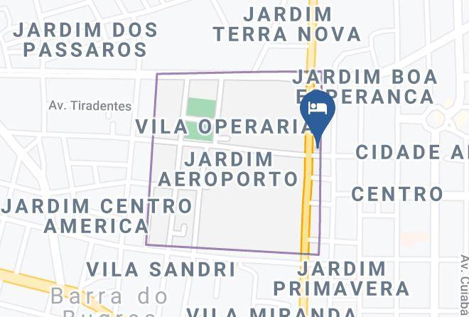 Barra Do Bugres - American Palace Hotel Maps