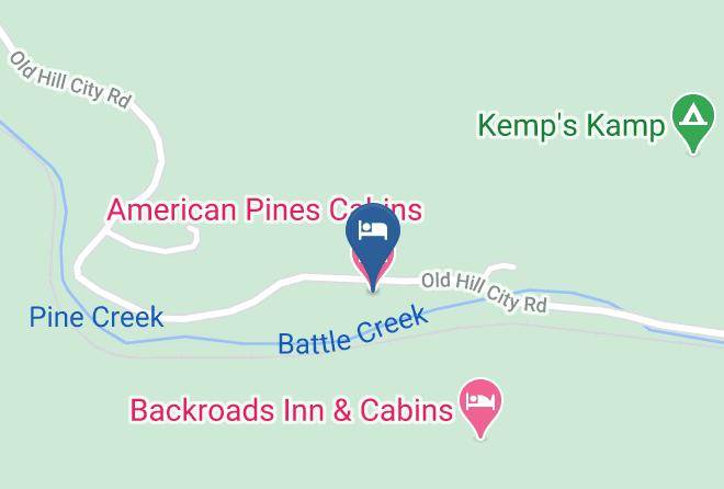 Pennington - American Pines Cabins Maps