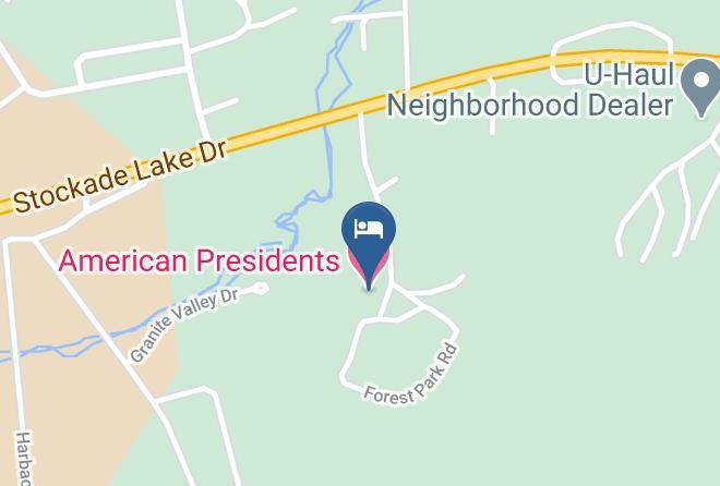 Custer - American Presidents Motel Maps