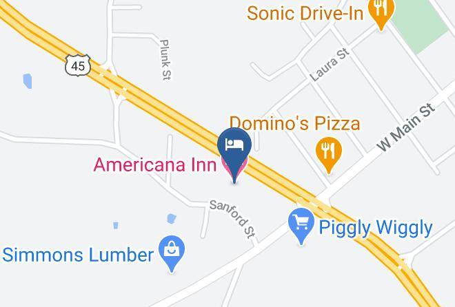 Chester - Americana Inn Maps