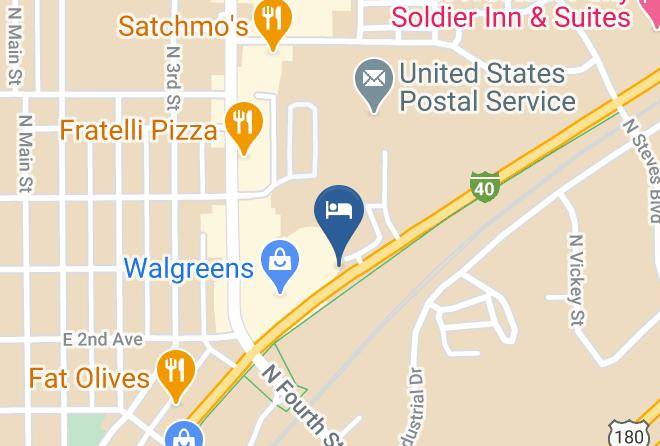 Coconino - Americana Inn Route 66 Flagstaff Maps