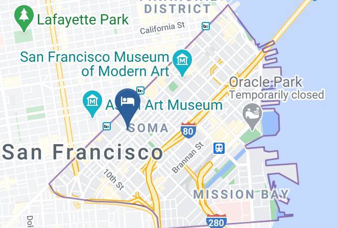 San Francisco - Americania Hotel Maps
