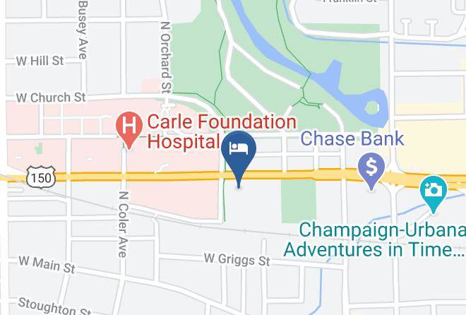 Champaign - America's Best Inn Urbana Champaign Maps