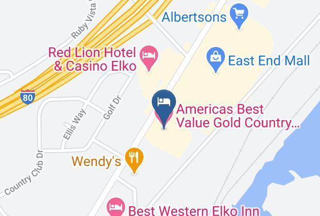 Elko - Americas Best Value Gold Country Inn & Casino Maps