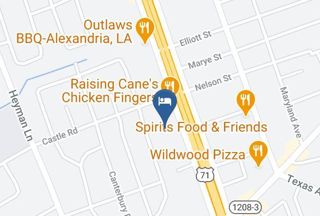 Rapides Par - Americas Best Value Inn Alexandria Maps