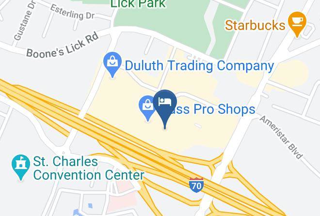 St Charles - Americas Best Value Inn & Suites St Louis St Charles Inn Maps