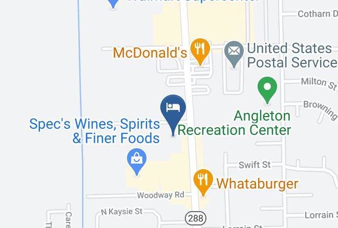 Brazoria - Americas Best Value Inn Angleton Maps