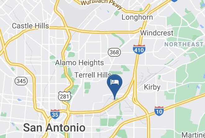 Bexar - Americas Best Value Inn At&t Center Maps