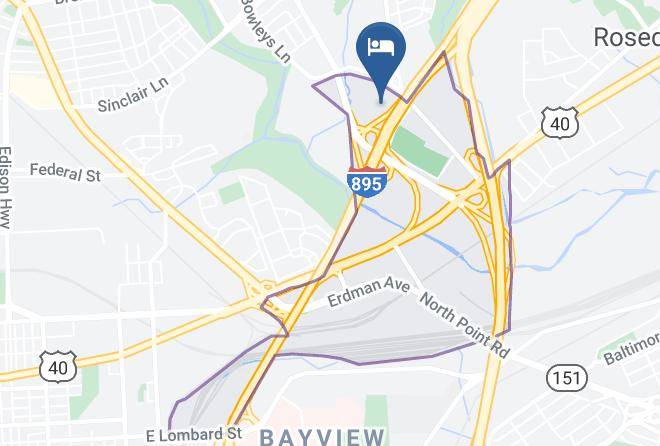 Baltimore City - Americas Best Value Inn Baltimore Maps