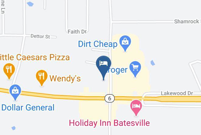 Panola - Americas Best Value Inn Batesville Maps