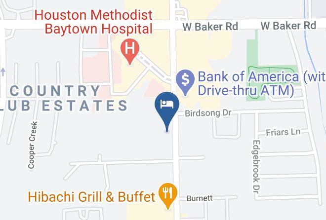Harris - Americas Best Value Inn Baytown Maps
