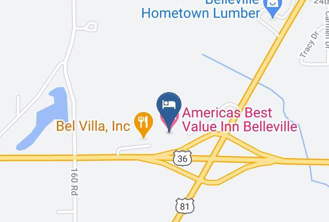 Republic - Americas Best Value Inn Belleville Maps