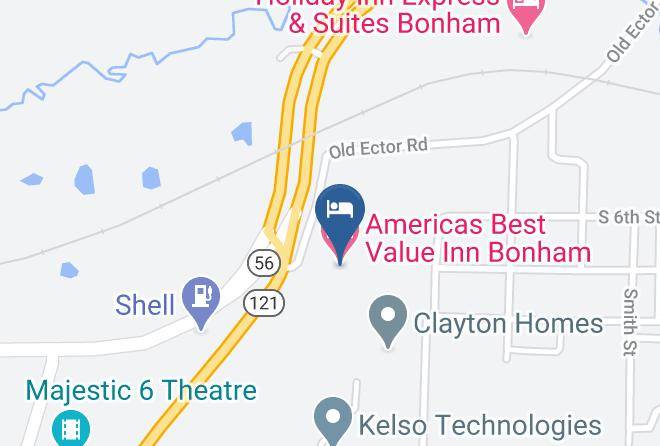 Fannin - Americas Best Value Inn Bonham Maps