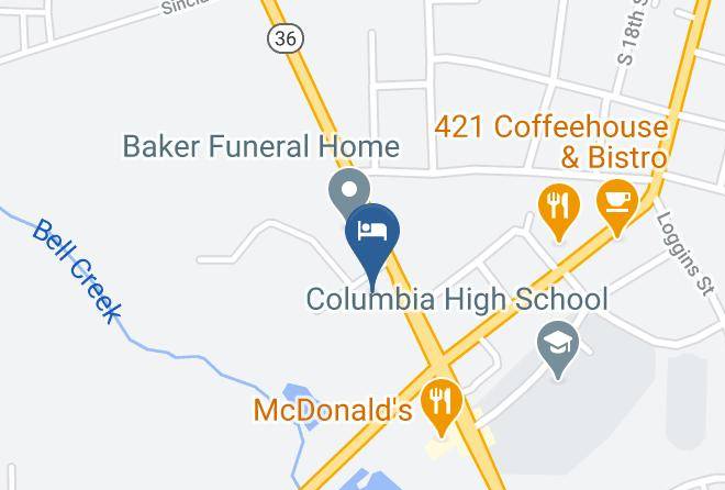 Brazoria - Americas Best Value Inn Maps