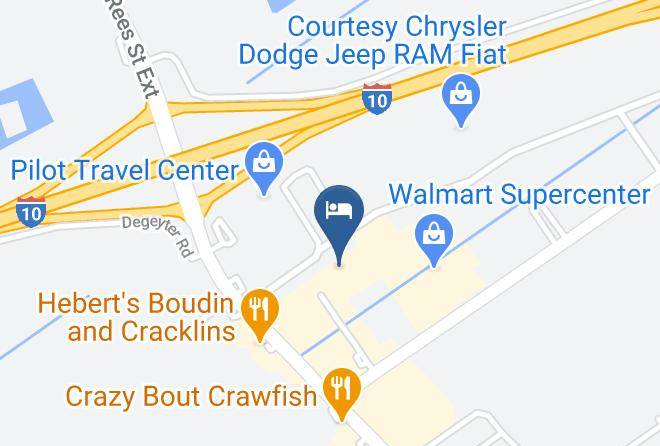 St Martin Par - Americas Best Value Inn Breaux Bridge Maps