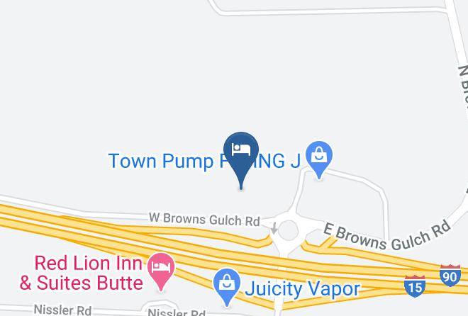 Silver Bow - Americas Best Value Inn Butte Maps