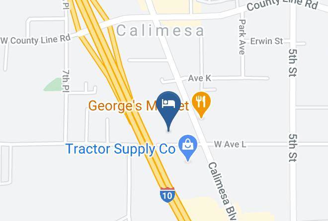 Riverside - Americas Best Value Inn Calimesa Maps