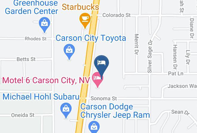 Carson City City - Americas Best Value Inn Carson City Maps