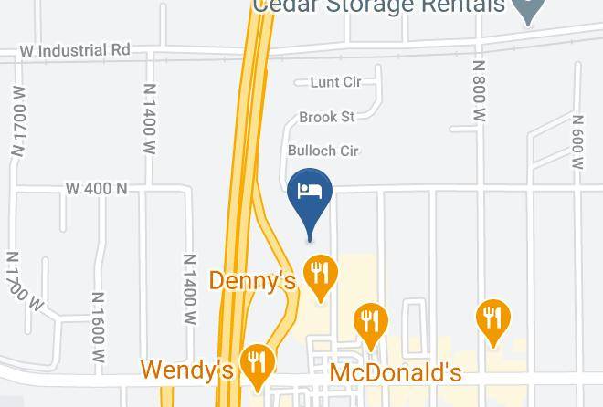 Iron - Americas Best Value Inn Cedar City Maps