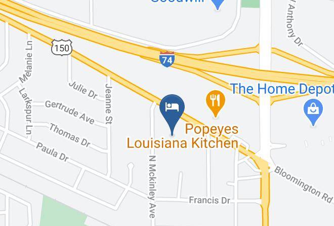 Champaign - Americas Best Value Inn Champaign Maps