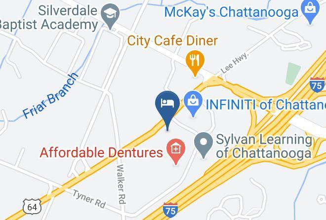 Hamilton - Americas Best Value Inn Chattanooga N Maps