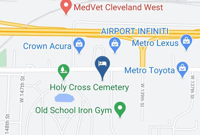 Cuyahoga - Americas Best Value Inn Cleveland Airport Maps