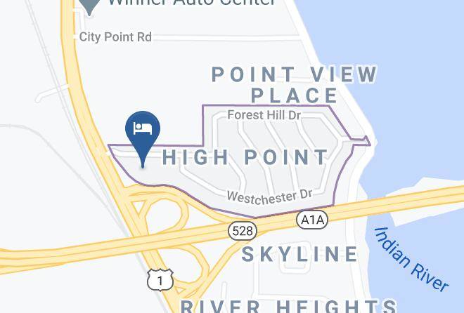 Brevard - Americas Best Value Inn Cocoa Port Canaveral Maps