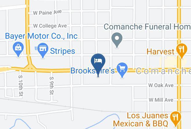 Comanche - Americas Best Value Inn Comanche Maps