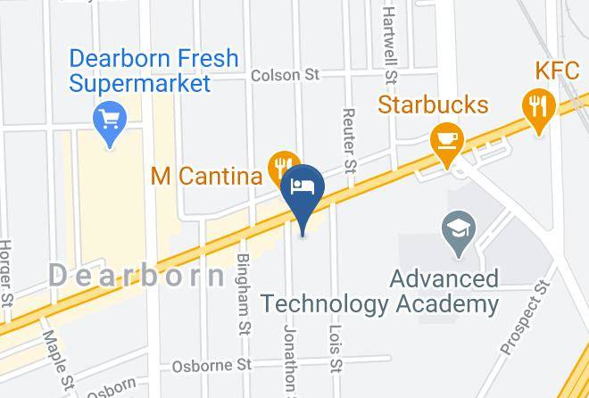 Wayne County - Americas Best Value Inn Detroit Dearborn Maps