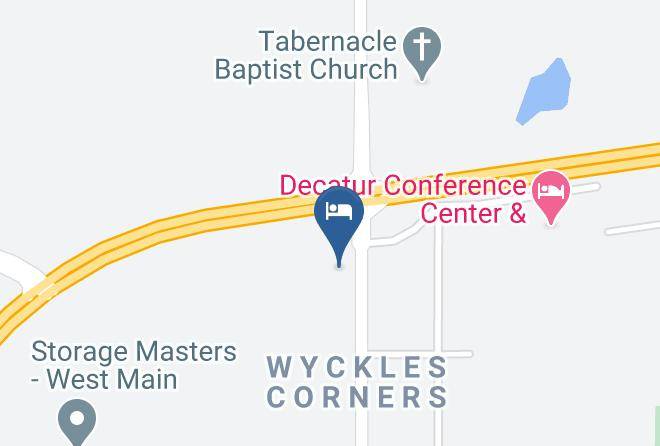 America's Best Value Inn Decatur Il Map