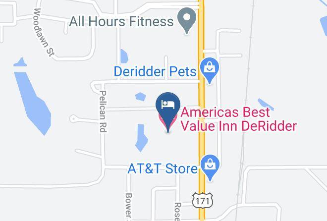 Beauregard Par - Americas Best Value Inn Deridder Maps