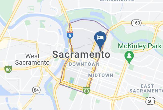 Sacramento - Americas Best Value Inn Downtown Convention Center Maps