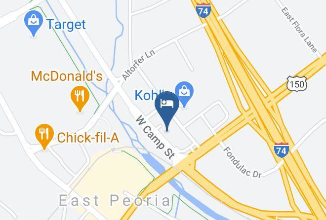 Tazewell - Americas Best Value Inn East Peoria Maps