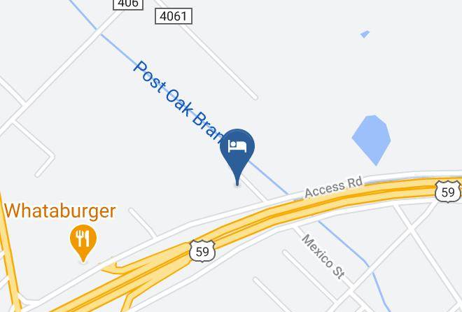 Americas Best Value Inn Edna Map