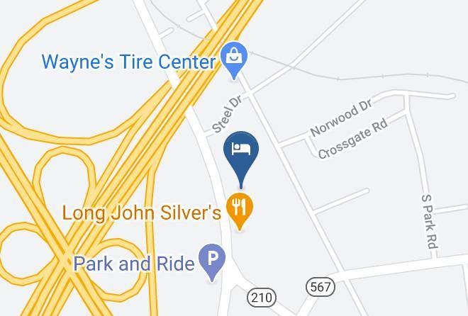 Hardin - Americas Best Value Inn Elizabethtown Maps