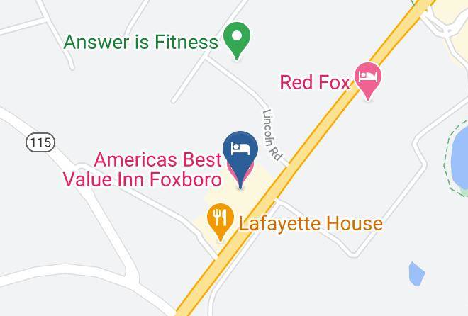 Norfolk - Americas Best Value Inn Foxboro Maps