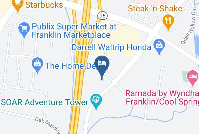 Williamson - Americas Best Value Inn Franklin Spring Hill Maps