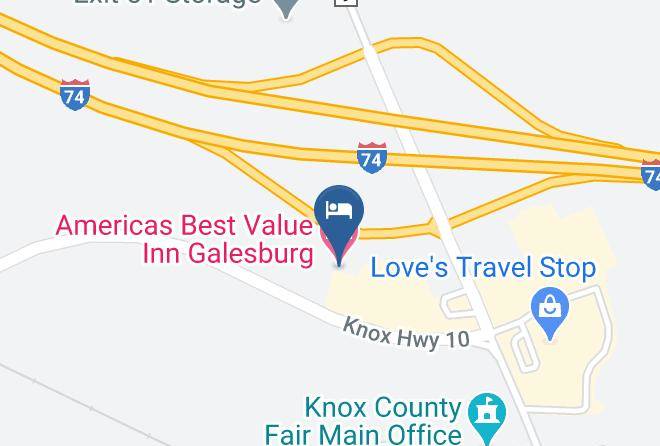 Knox - Americas Best Value Inn Galesburg Maps