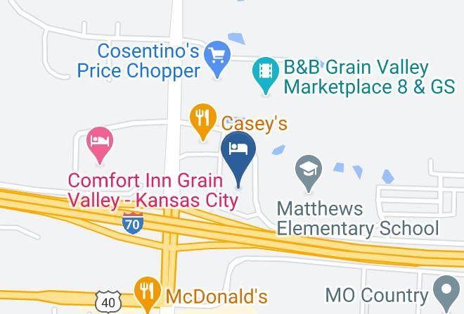 Jackson - Americas Best Value Inn Grain Valley At I 70 Maps