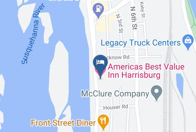 Dauphin - Americas Best Value Inn Harrisburg Maps