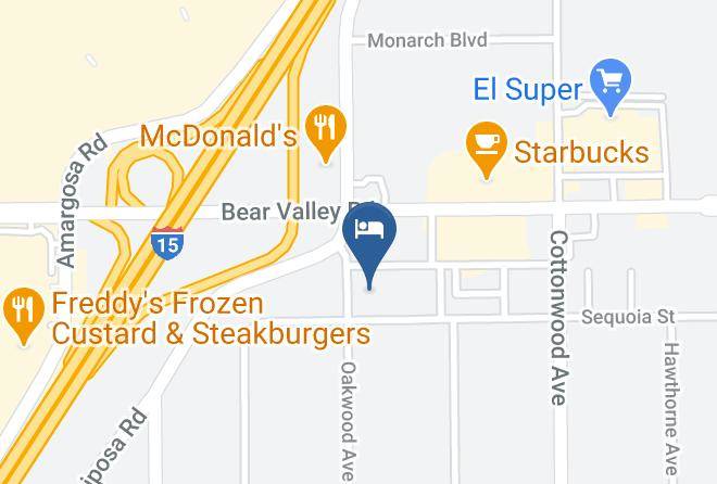 San Bernardino - Americas Best Value Inn Hesperia Maps