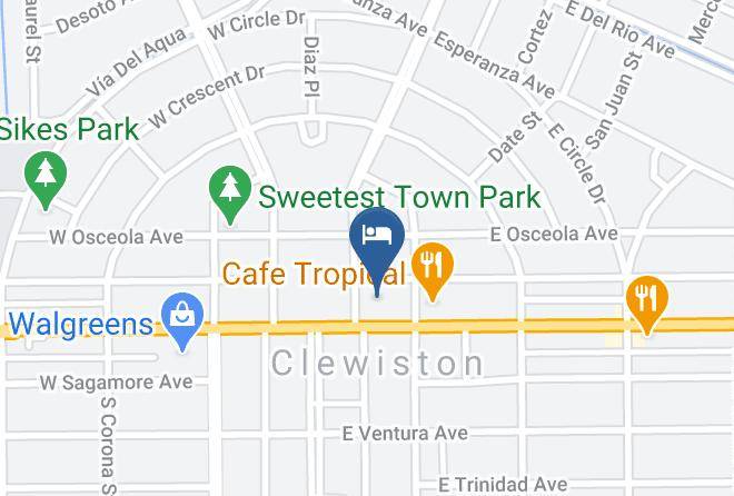 Americas Best Value Inn Historic Clewiston Inn Map