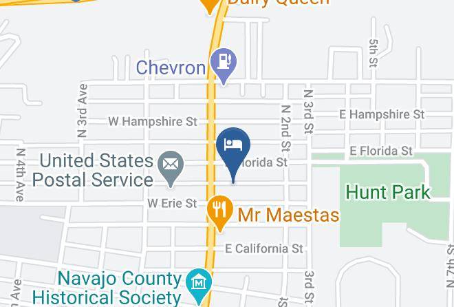 Navajo - Americas Best Value Inn Holbrook Maps