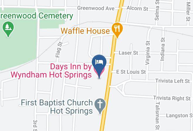 Garland - Days Inn By Wyndham Hot Springs Maps
