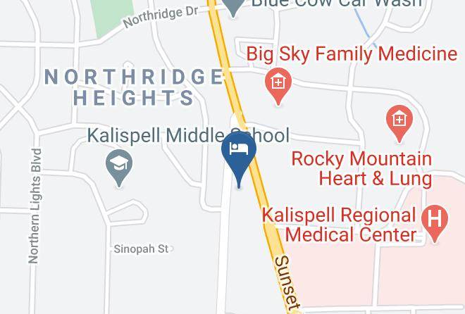 Flathead - Americas Best Value Inn Kalispell Maps